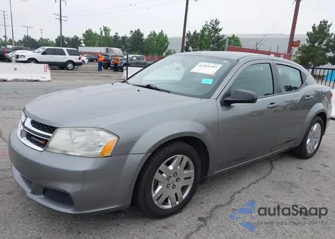 2013 Dodge Avenger Se from USA, damaged, VIN 1C3CDZAB5DN700700
